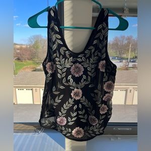 Beaded sleeveless top